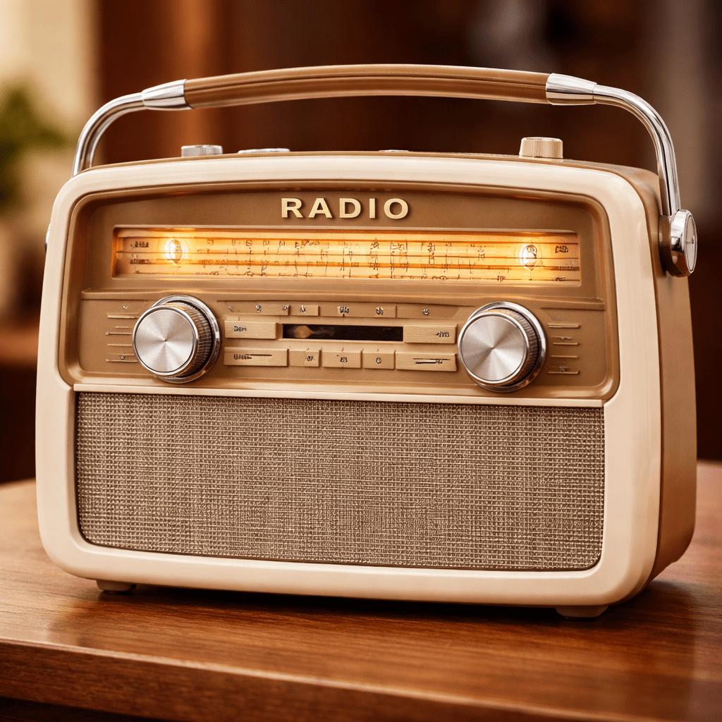 Ein altes Radio, generiert von ChatGPT